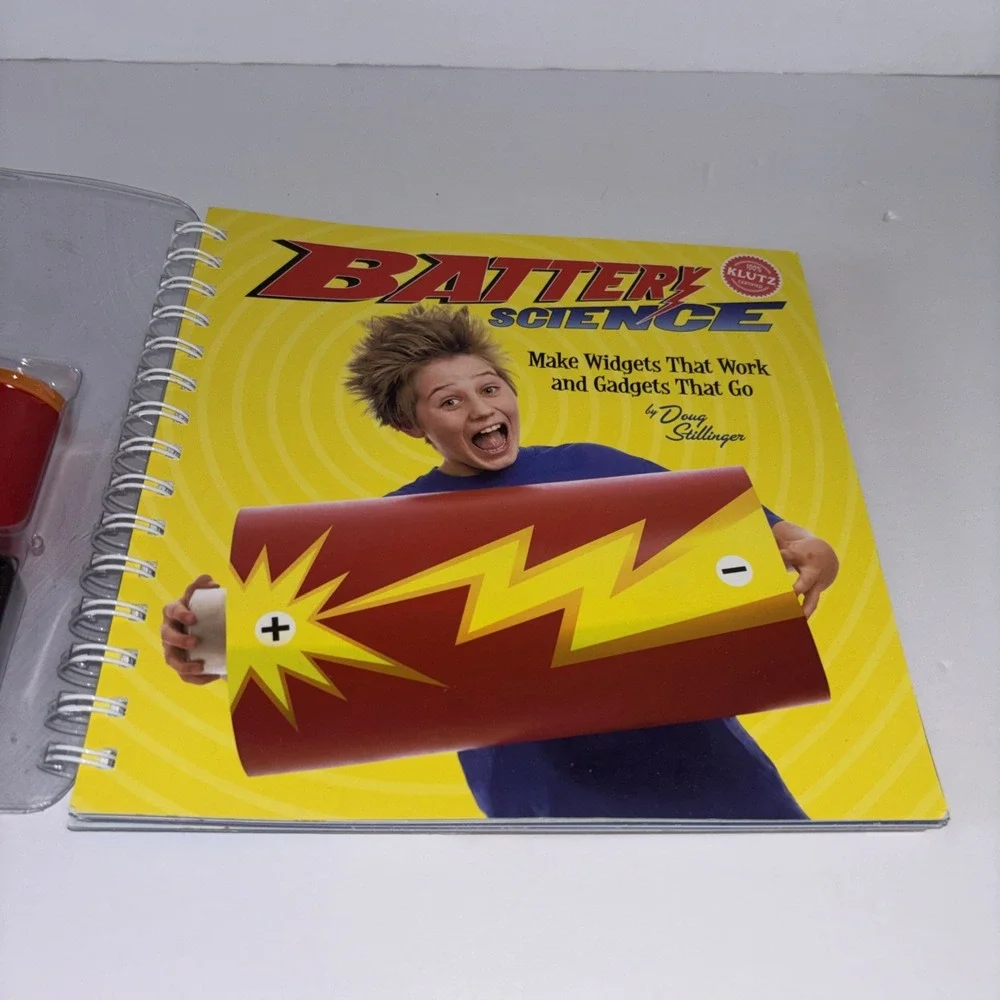 Klutz Battery Science Make Widgets That Work and Gadgets That Go Sealed